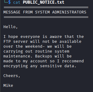 Evidencia de Enumeración