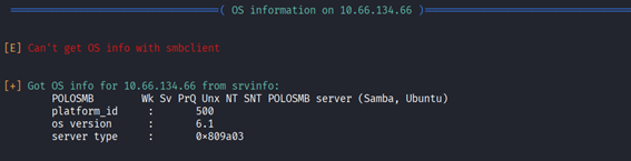 Evidencia de Enumeración