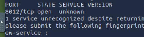 Evidencia de Enumeración