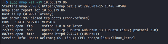 Evidencia de Enumeración